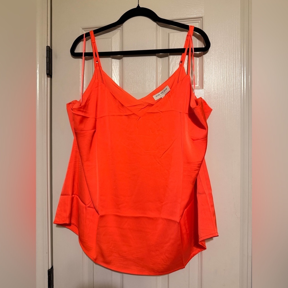 Skies Are Blue Bright Orange Camisole